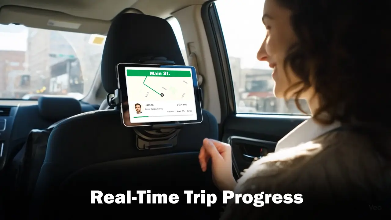 Realtime trip progress